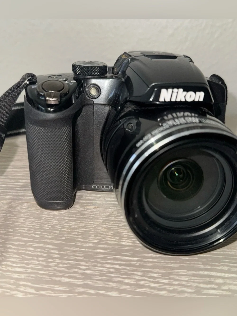 Nikon COOLPIX P510 16.1MP Digital Camera 42x Optical Zoom GPS Black Tested